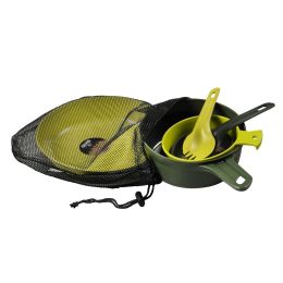 Wildo Eating Essentials - Two Person Set - Olive/Lime