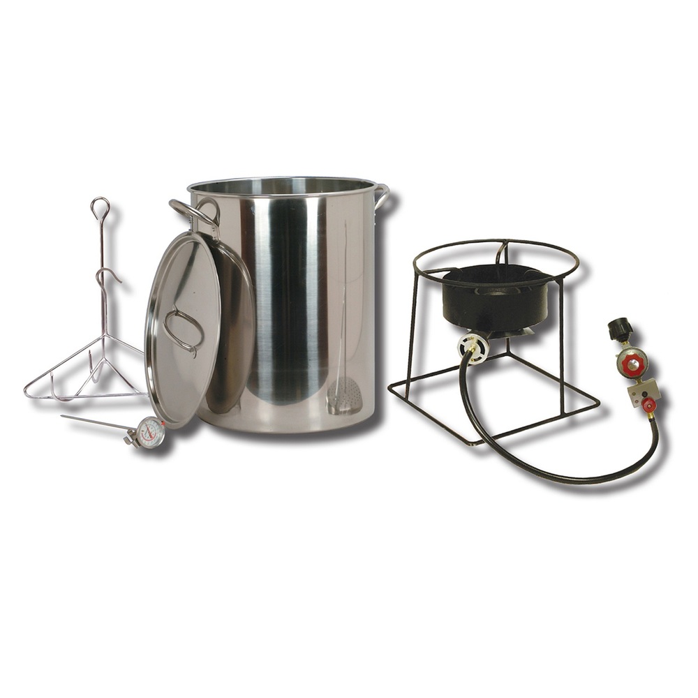 This cooker is a heavy duty 12 portable propane cooker with 38,000 BTUs cas...